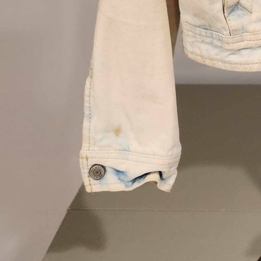 Bleach Washed Denim Jacket - Picture 6 of 8